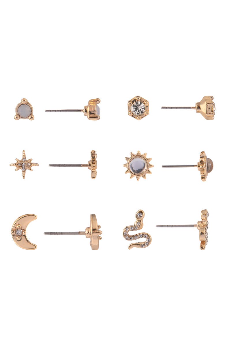 RACHEL Rachel Roy Set of 6 Stud Earrings, Alternate, color, 
