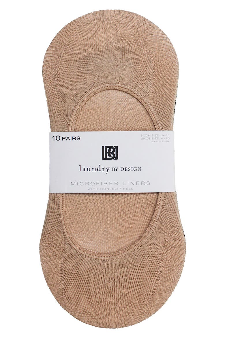 10-Pack Micro Liner Socks, Alternate, color, MULTI 4