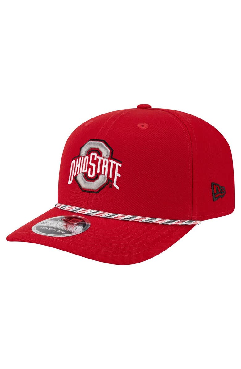 New Era Men's New Era Scarlet Ohio State Buckeyes Game Day Multi-Rope 9SEVENTY Stretch-Snap Hat, Main, color, Scarlet
