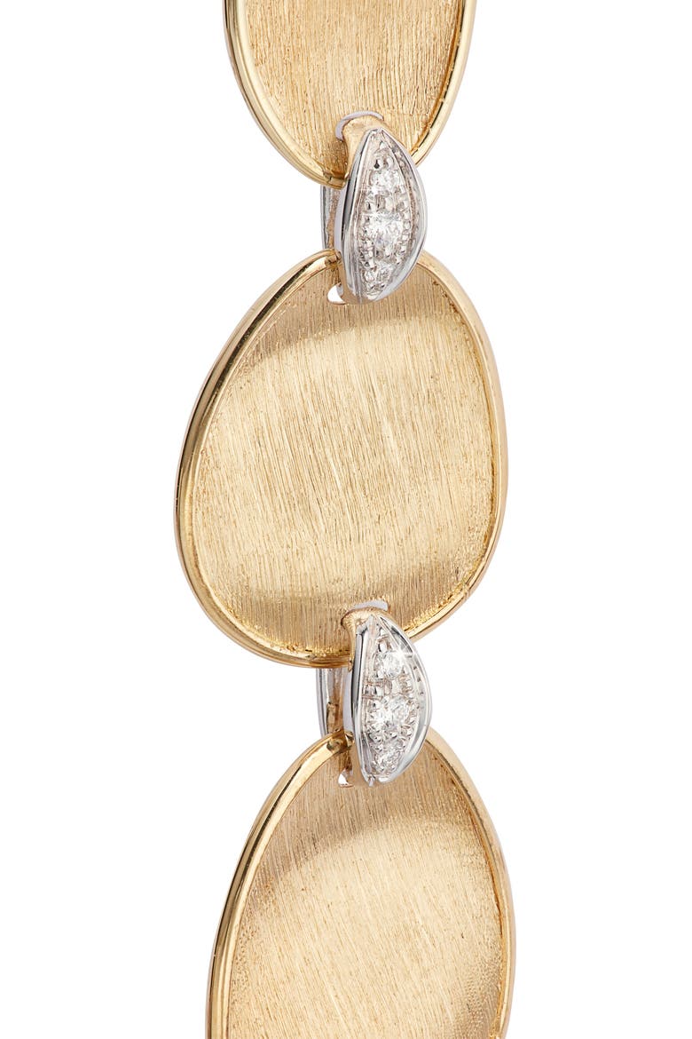 Lunaria Diamond Triple Drop Earrings, Alternate, color, YELLOW/WHITE GOLD