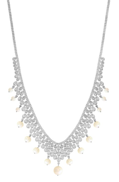 Freshwater Pearl Dangle Necklace