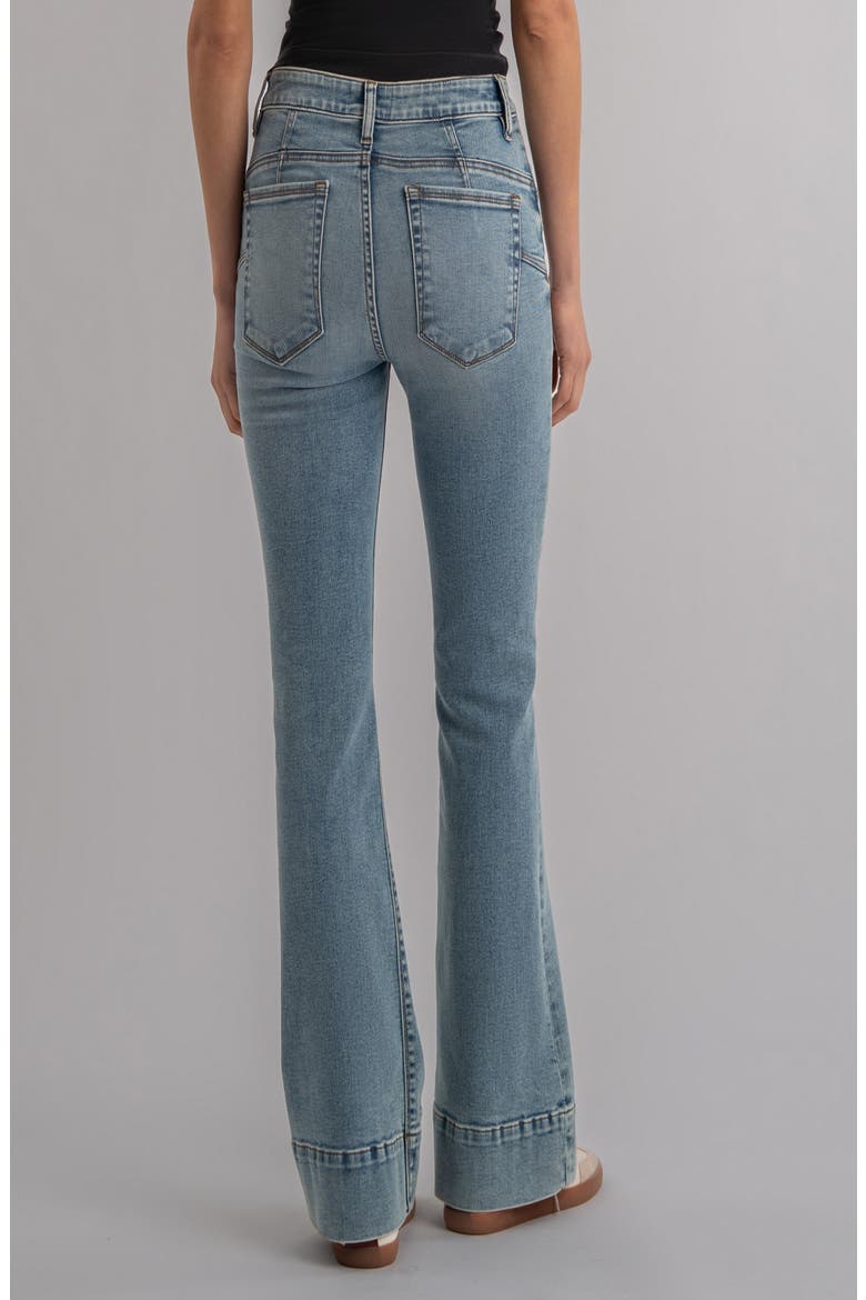 Stella Fab Ab High Waist Flare Jeans, Alternate, color, CURIOSITY