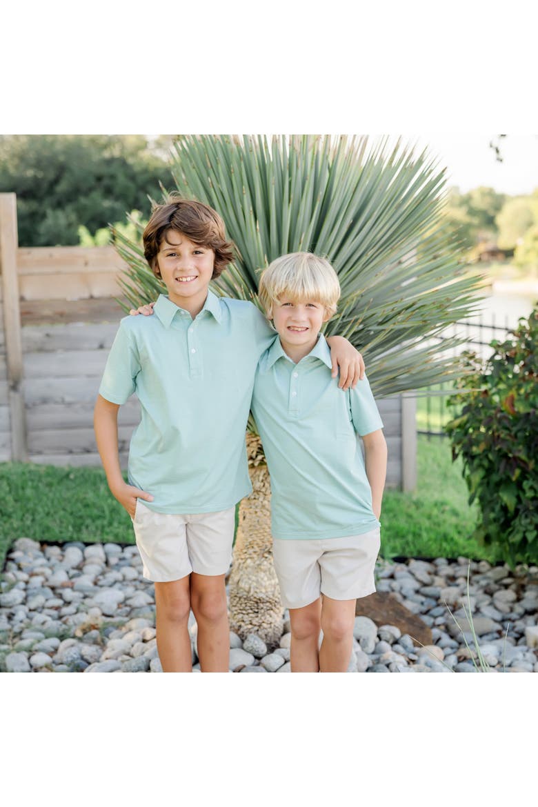 Will Boys' Golf Polo Shirt by LH Sport, Alternate, color, Green Stripes
