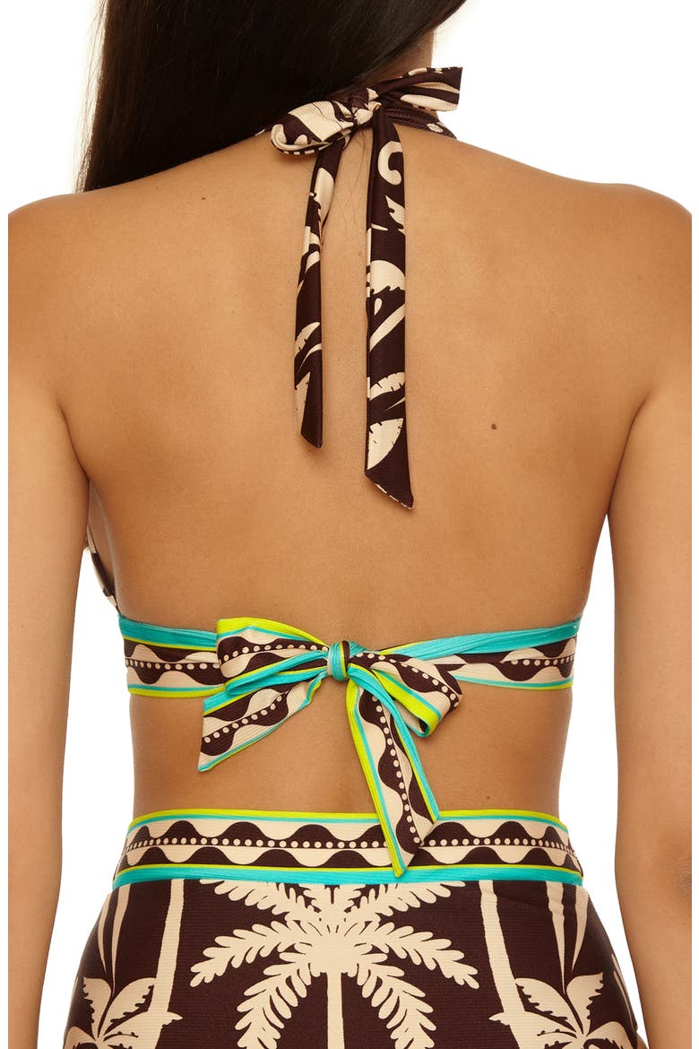 Syros Banded Halter Bikini Top, Alternate, color, MULTI