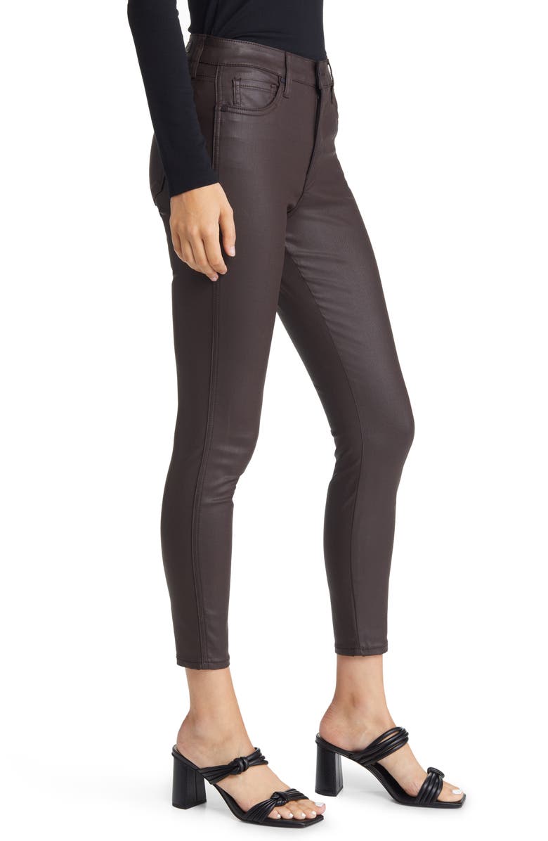 KUT from the Kloth Donna Fab Ab Coated High Waist Ankle Skinny Jeans, Alternate, color,