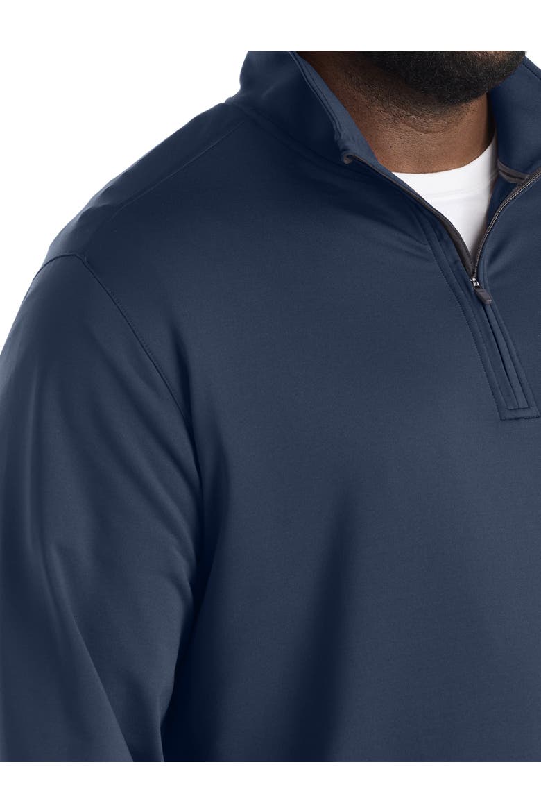 Big & Tall Clubhouse Performance 1/4-Zip Pullover, Alternate, color, BLUE BLAZER