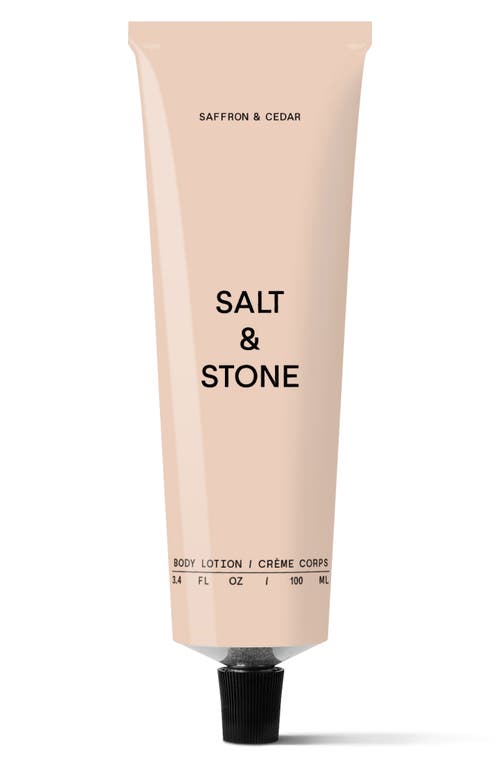 Salt & Stone Body Lotion In Saffron & Cedar