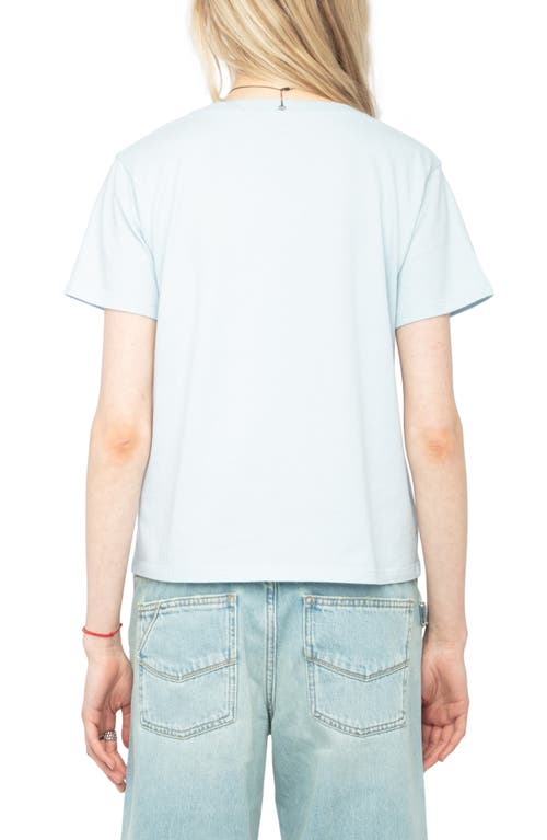 Zadig & Voltaire Alys Mesh Inset Cotton T-shirt