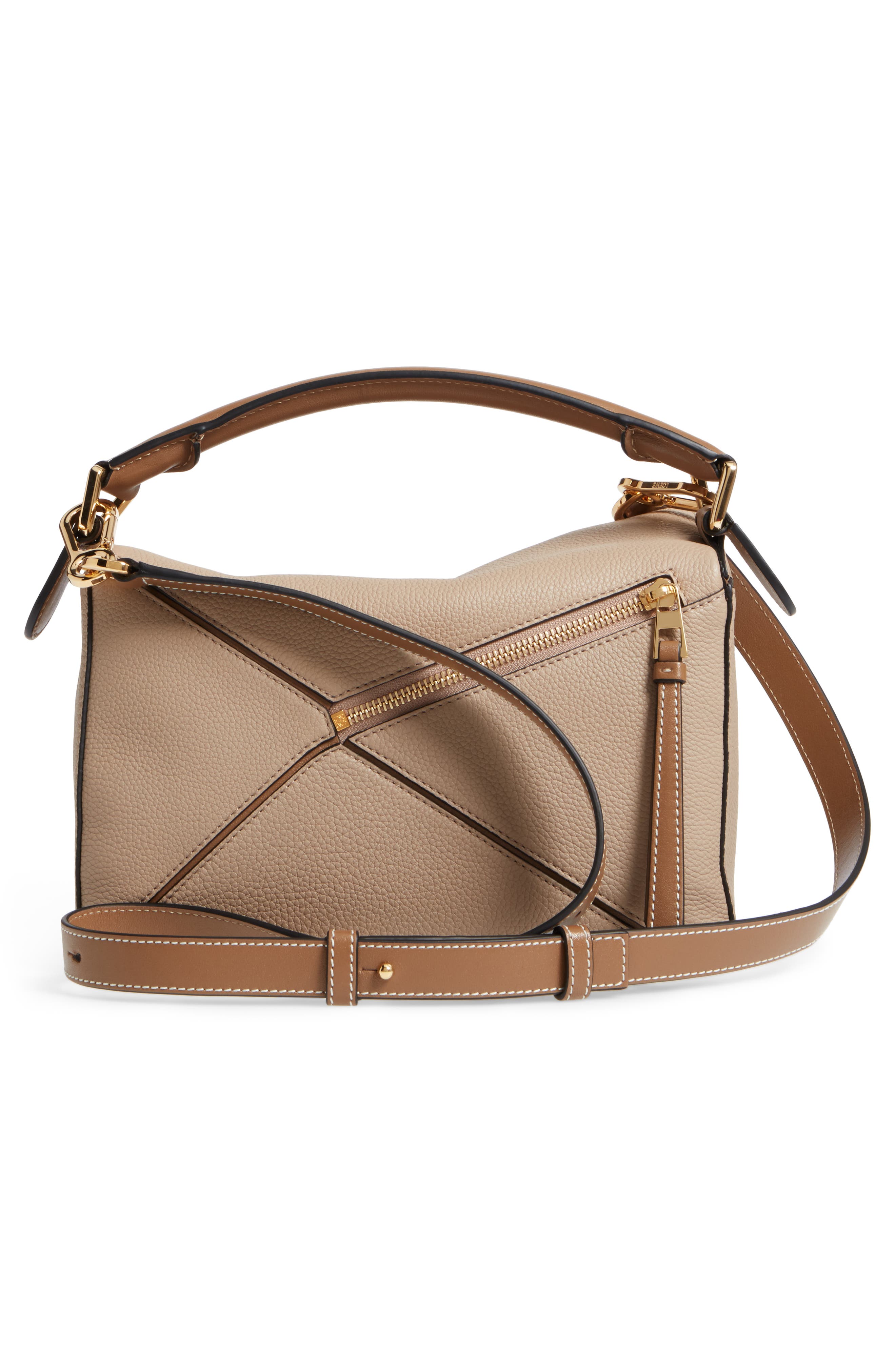 Loewe Small Puzzle Leather Bag, Alternate, color, 