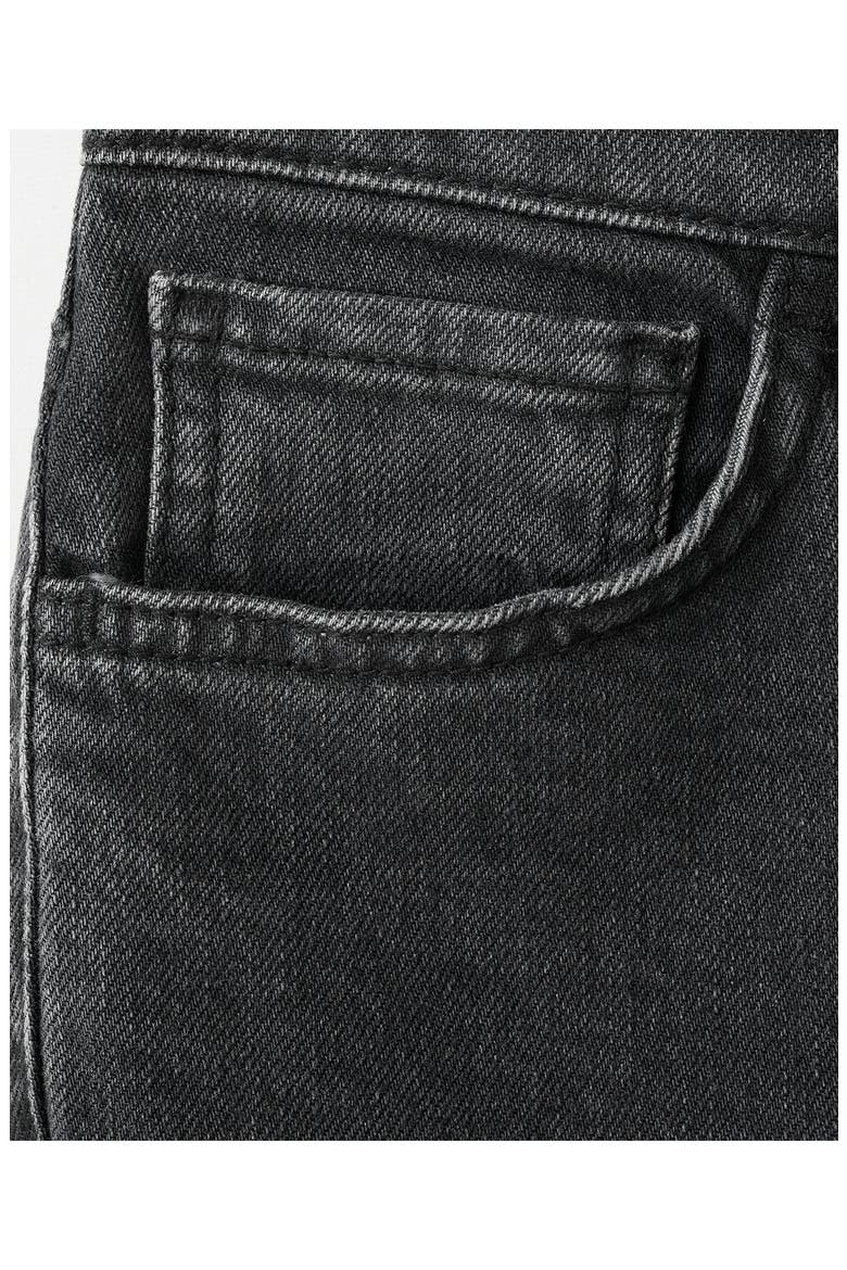 Claudia Crop Slim Fit Jeans, Alternate, color, BLACK DENIM