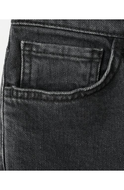 Mango Claudia Crop Slim Fit Jeans In Brown