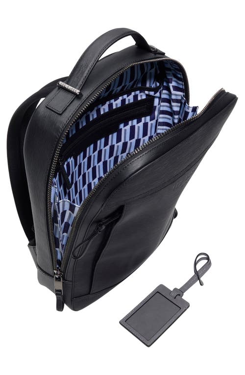 Shop Ted Baker London Carlisle Leather Backpack In Black