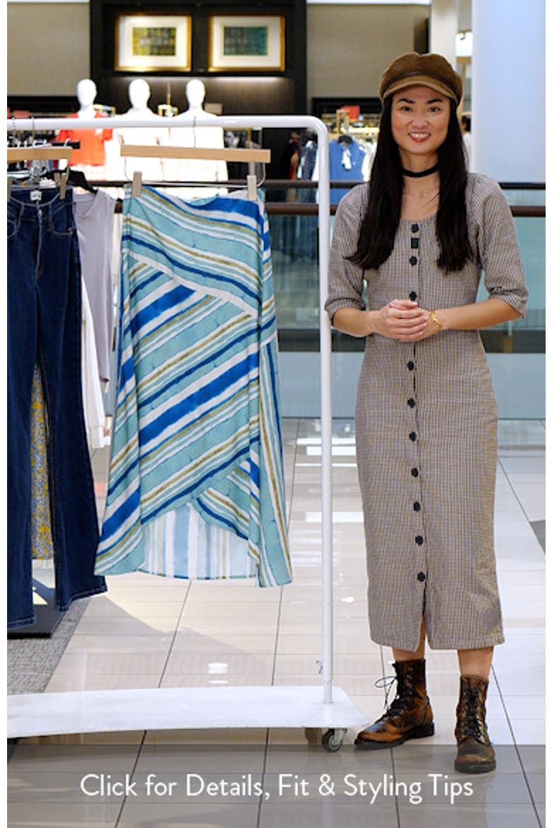 Spliced Print Maxi Skirt video