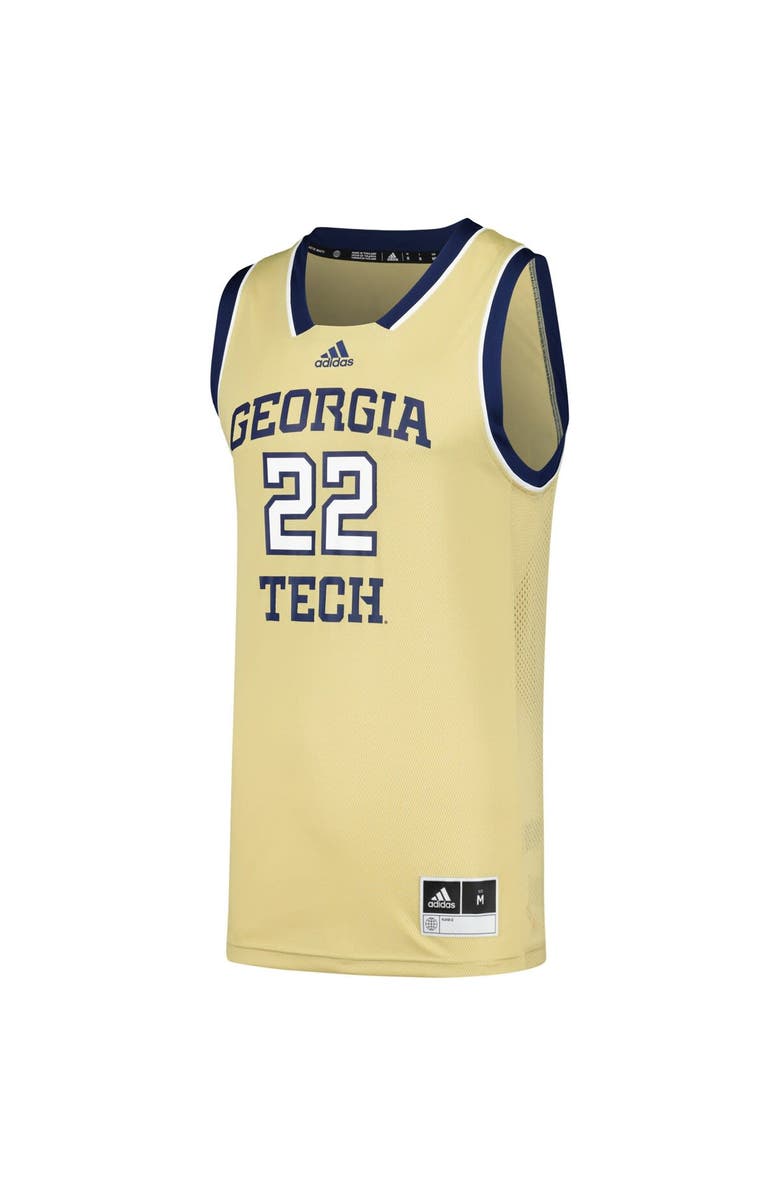 adidas Men's adidas #22 Gold Georgia Tech Yellow Jackets Swingman Jersey, Alternate, color, Gold