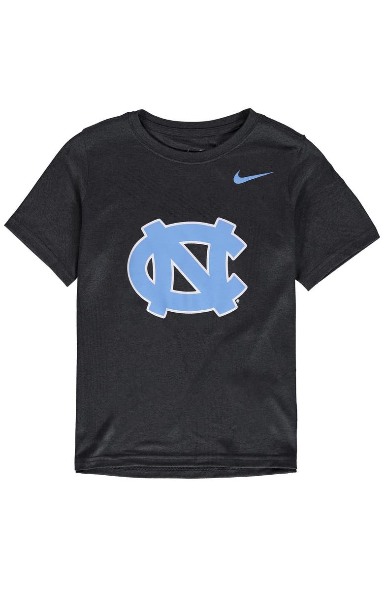 Nike Youth Nike Anthracite North Carolina Tar Heels Cotton Logo T-Shirt, Main, color, Anthracite