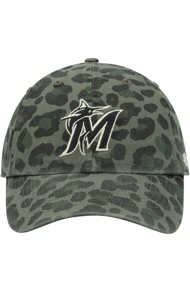 '47 Women's '47 Green Miami Marlins Bagheera Clean Up Adjustable Hat, Alternate, color, Green