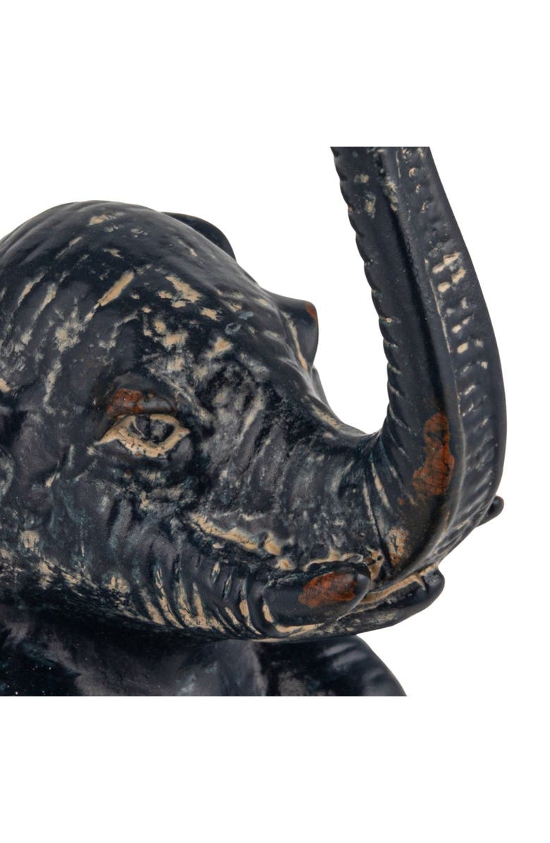 Storied Home Pewter Elephant Ring Holder, Alternate, color, Bronze