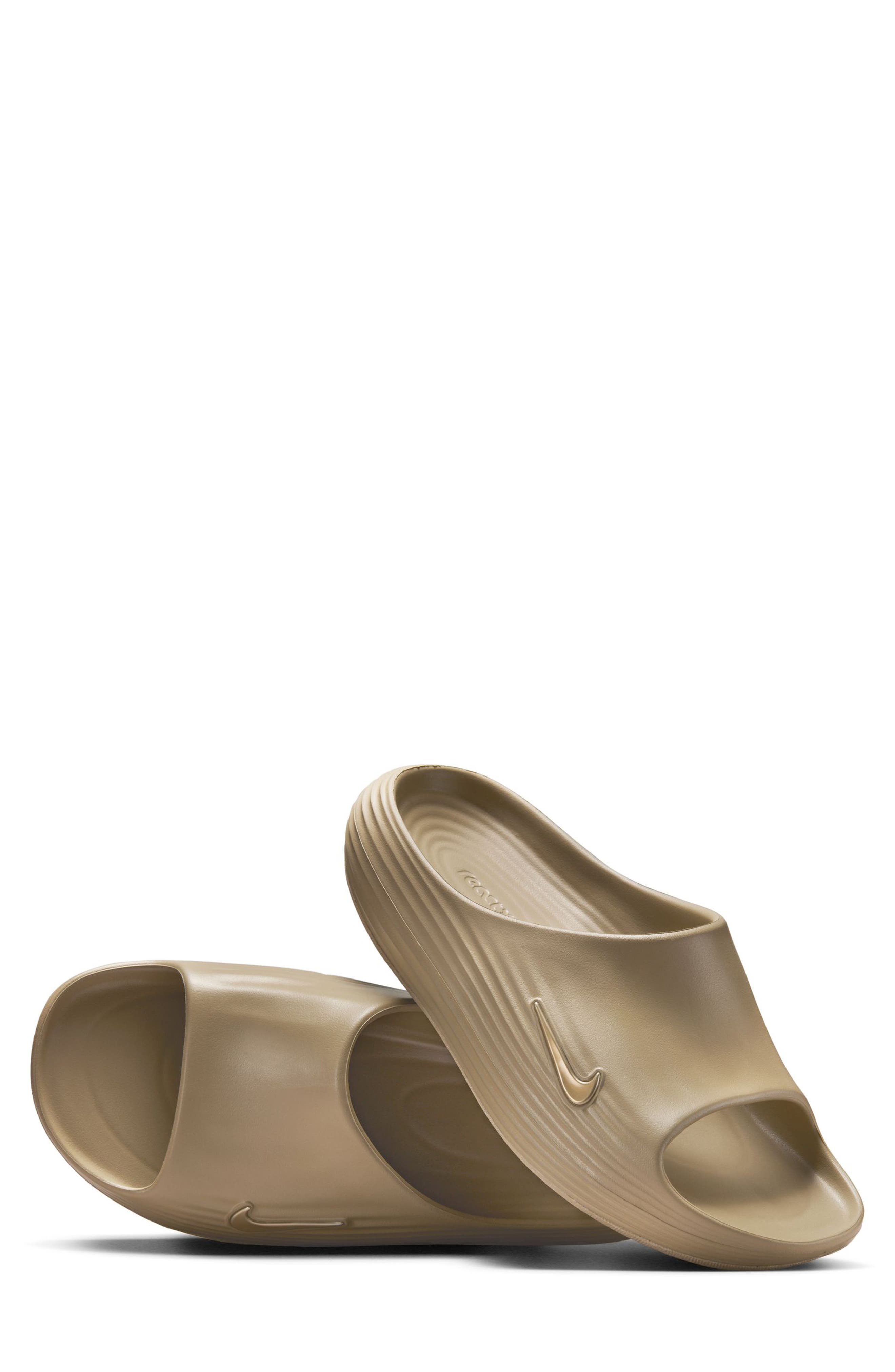 Nike ReactX Rejuven8 Slide, Alternate, color, Khaki/ Khaki