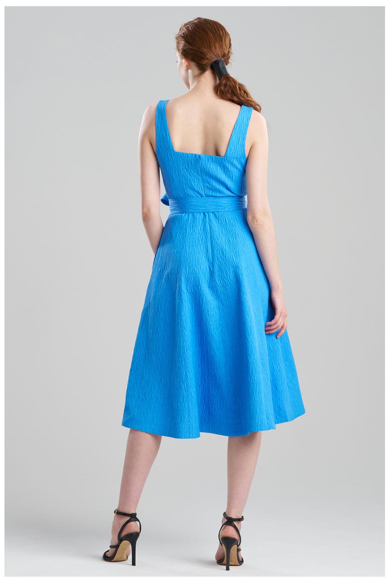 TEXTURED JQD Square Tank Dress, Alternate, color, MALIBU BLUE