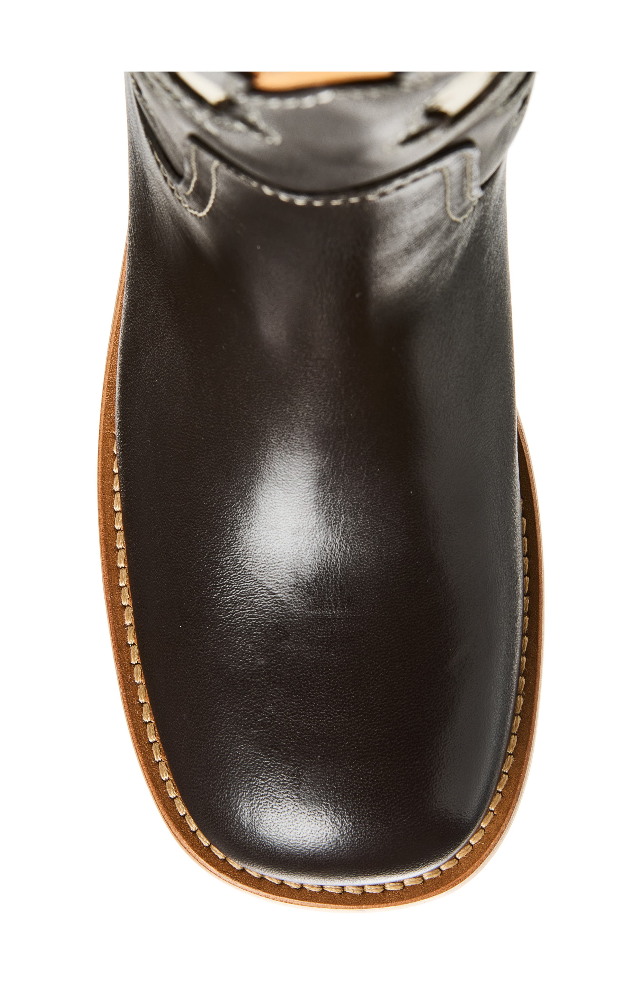 Riggs Knee High Boot, Alternate, color, BROWN LEATHER