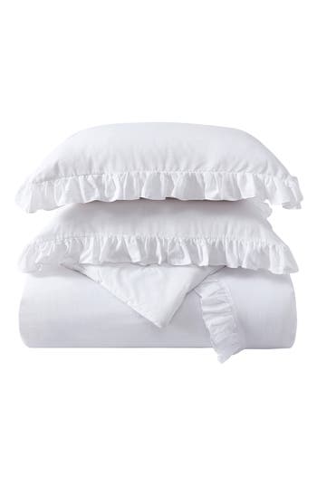 Stone Cottage Larissa Cotton Comforter & Sham Set In White