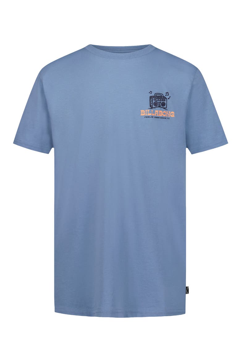 Kids' Beach Lizard Cotton Graphic T-Shirt, Main, color, MID BLUE