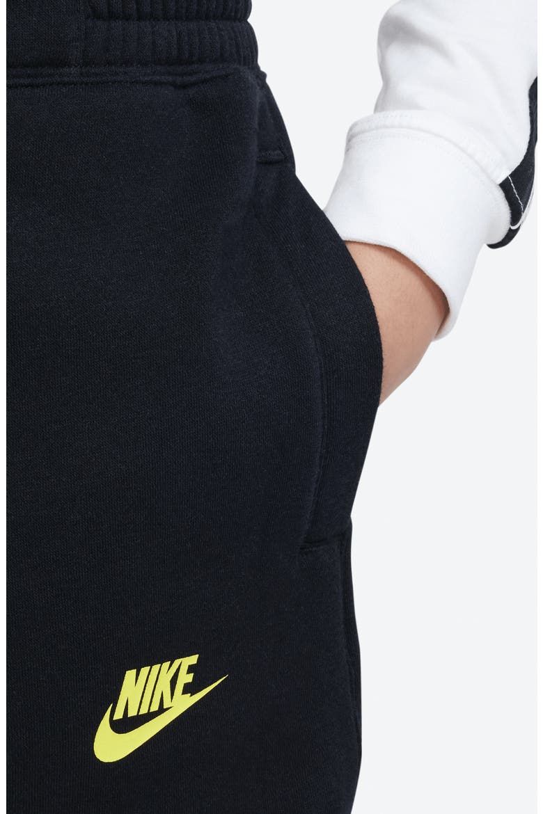 Kids' Culture of Basketball Sweatpants, Alternate, color, BLACK/ OPTI YELLOW