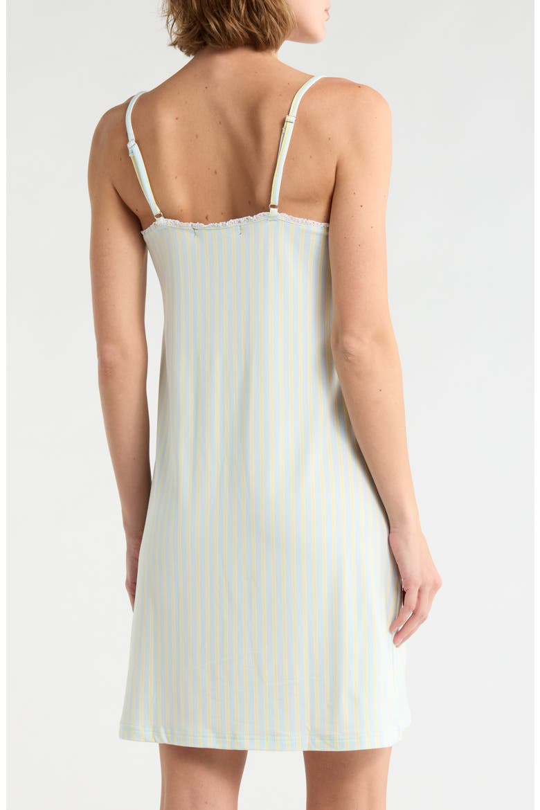 Striped Jersey Chemise, Alternate, color, SALT WATER