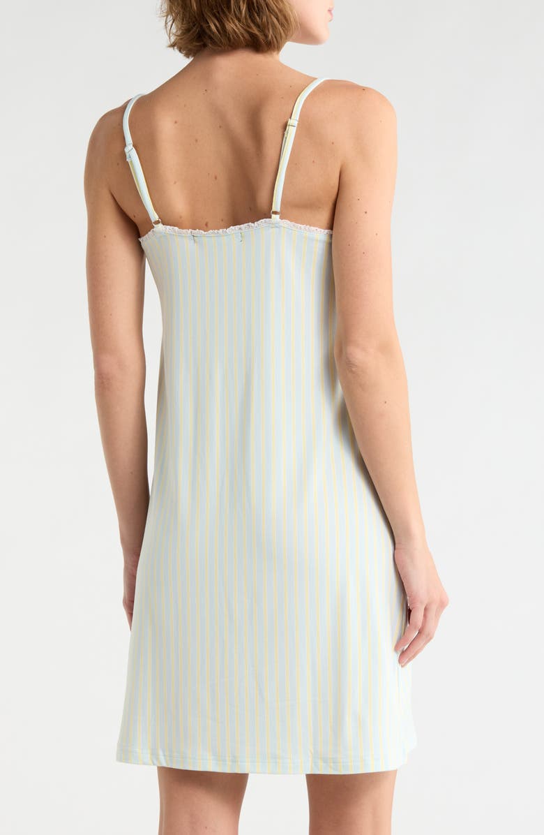 French Connection Striped Jersey Chemise, Alternate, color, Salt Water