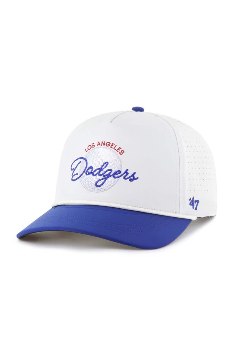 '47 Men's '47 White/Royal Los Angeles Dodgers Gimmie Golf Hitch Rope Adjustable Hat, Alternate, color, 