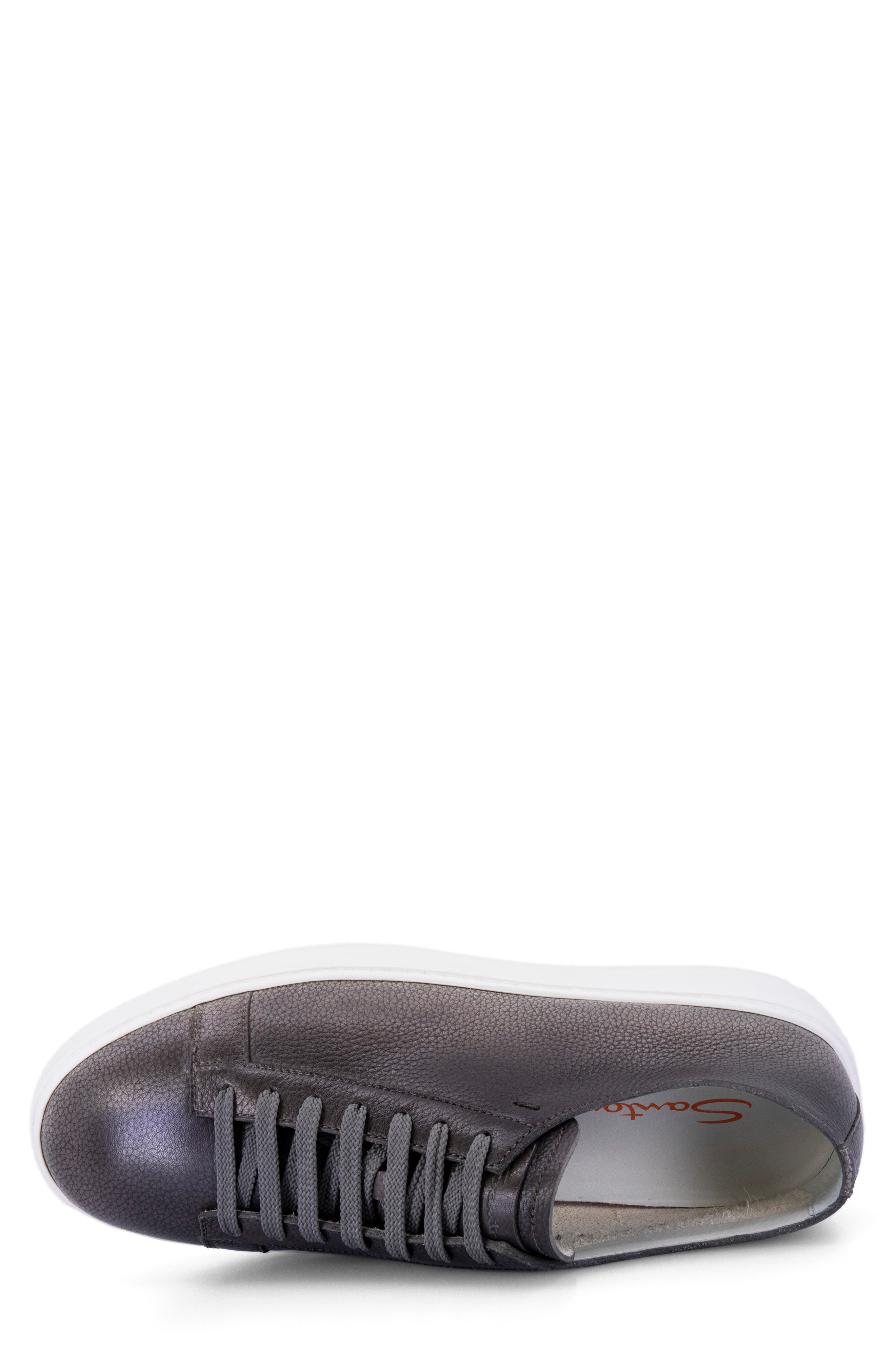 Santoni Biking Lace-Up Sneaker, Alternate, color, 