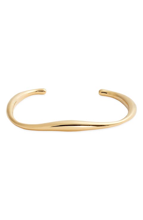 Waterproof Wavy Cuff Bracelet