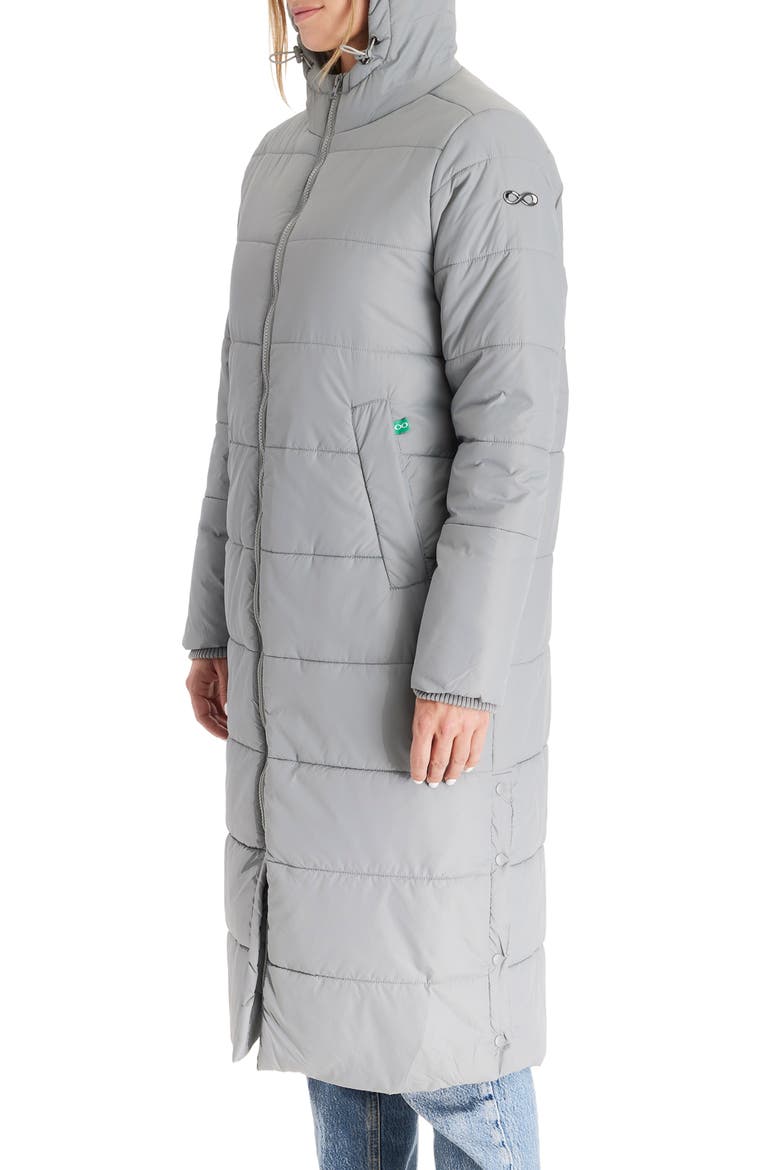 Leia - 3in1 Bomber Maternity Puffer Jacket Quilted Hybrid, Alternate, color, GRAPHITE