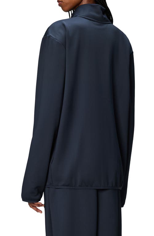 Rains Sintra Fleece Jacket In Blue