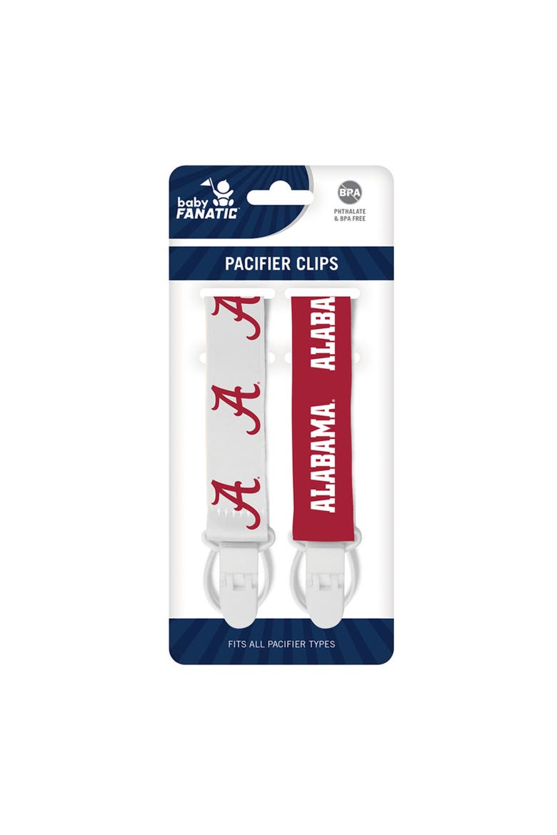 Alabama Pacifier Clip 2-Pack, Alternate, color, Multicolor