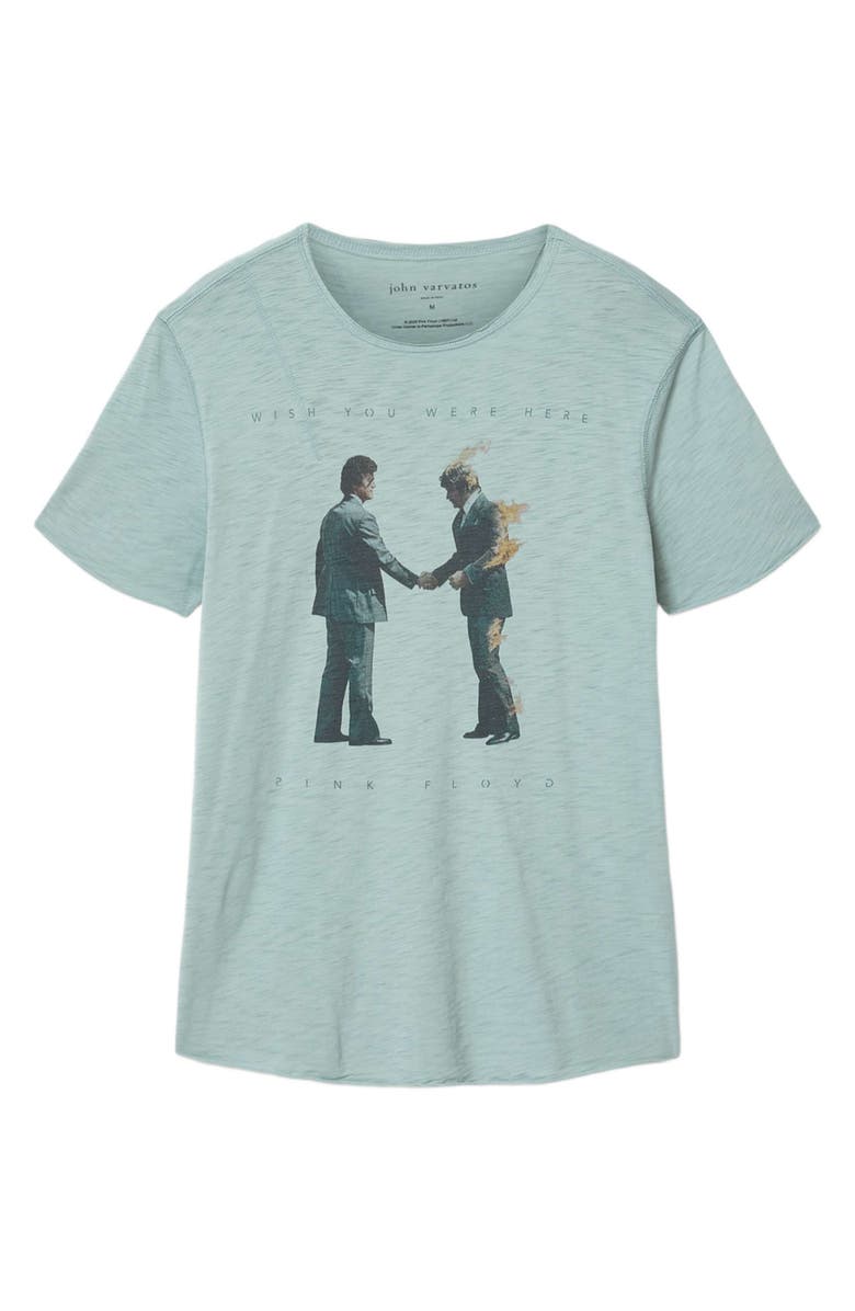 John Varvatos Raw Edge Graphic T-Shirt, Alternate, color, 