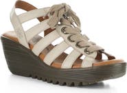 Fly London Litu Strappy Platform Wedge Sandal