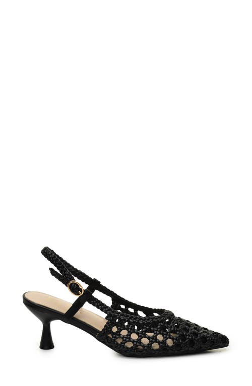 NICOLE MILLER NICOLE MILLER KNOTTY BRAIDED SLINGBACK PUMP 