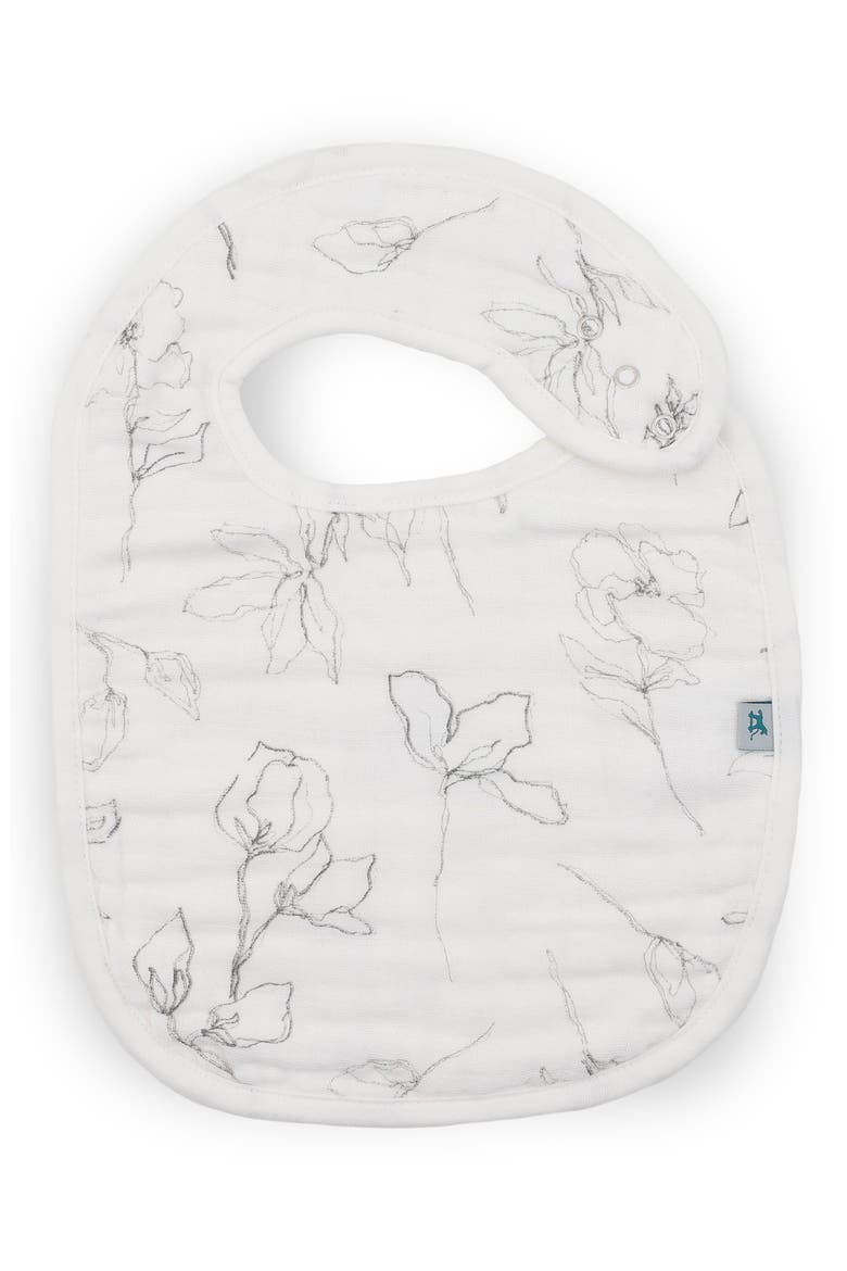 3-Pack Organic Cotton Muslin Bibs, Alternate, color, WATERCOLOR FLORET
