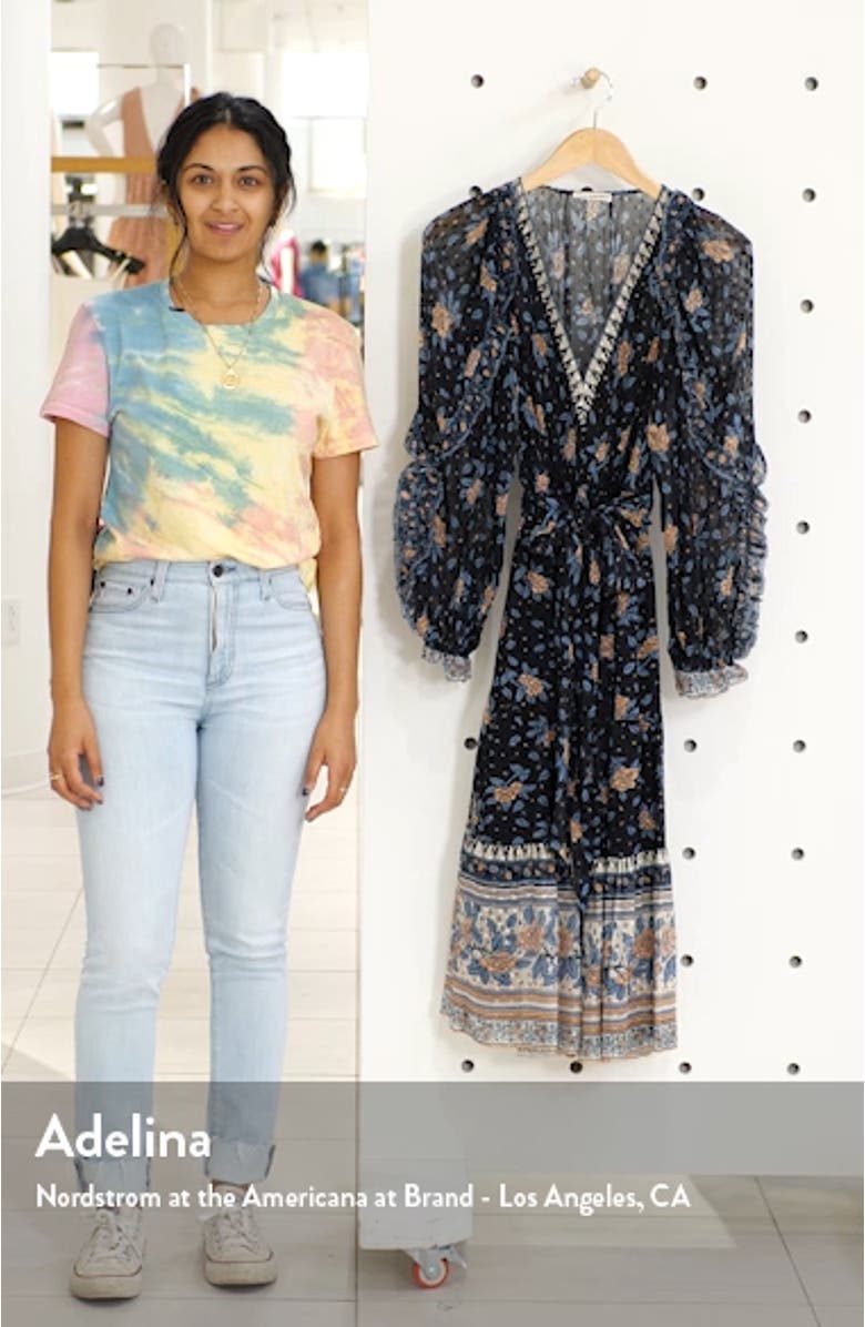 Romilly Silk Blend Jacquard Midi Dress, sales video thumbnail