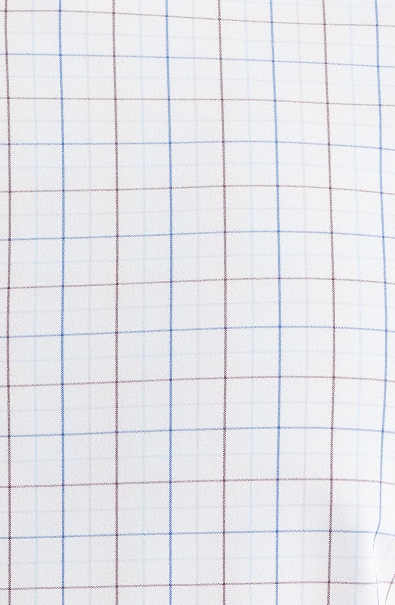 Mizzen+Main Leeward Trim Fit Plaid Performance Button-Up Shirt, Alternate, color, Lavender Haze Jordan Plaid