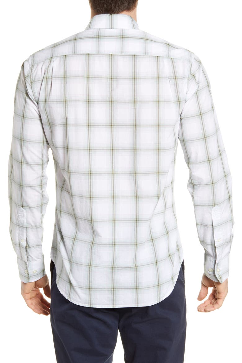 Summer Weight Slim Fit Plaid Button-Down Shirt, Alternate, color, CORVO PLAID SPIRIT LAMP