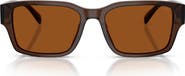 COACH 55mm Rectangular Sunglasses