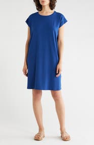 Eileen Fisher Crewneck Boxy Dress