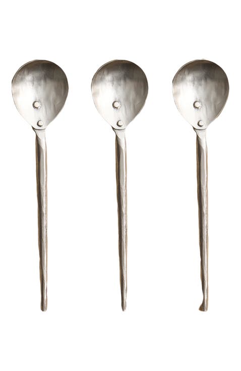 Forge Pewter Small Spoons - Set of 3