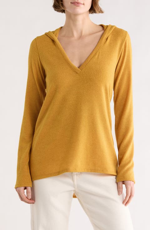 Hooded High-Low Tunic