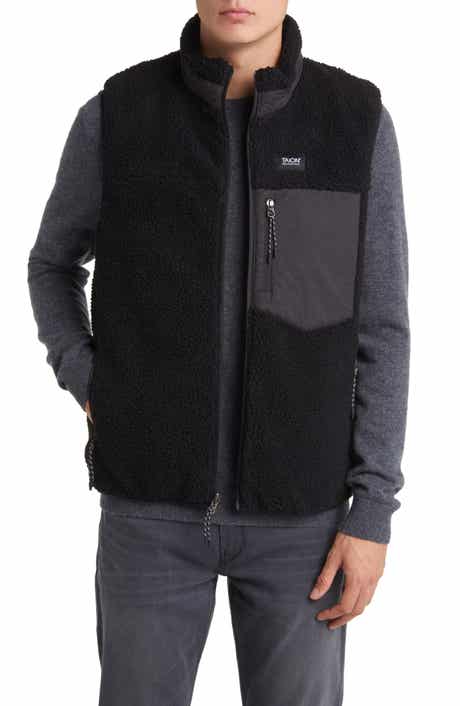 TAION Reversible High Pile Fleece & 800 Fill Power Down Quilted Vest