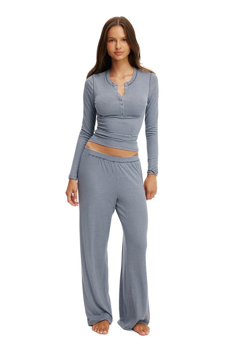Women's Airy Soft Wide Leg Pant, Alternate, color, Steely Blue Violet Blue