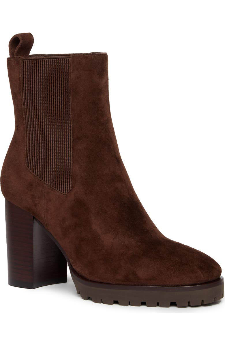 PAIGE Izzy Chelsea Boot, Main, color, Chocolate