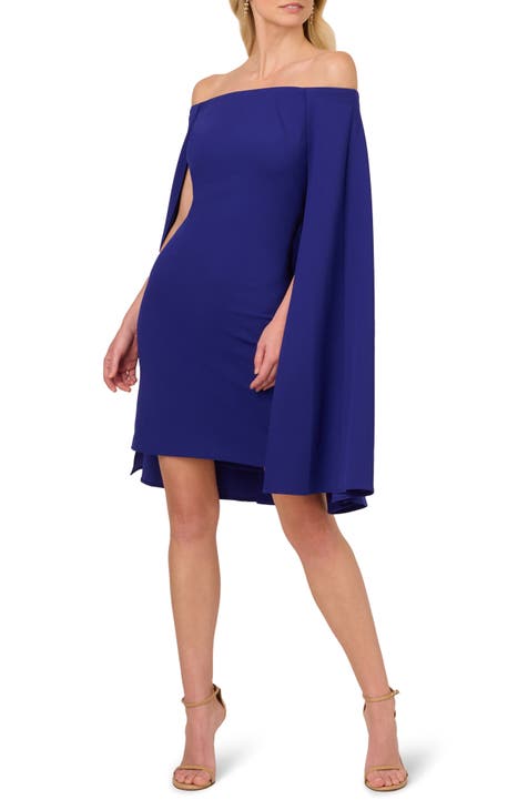 Long Sleeve Capelet Dress main image 1